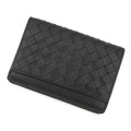 Bottega Veneta INTRECCIATO Card Case Black Leather