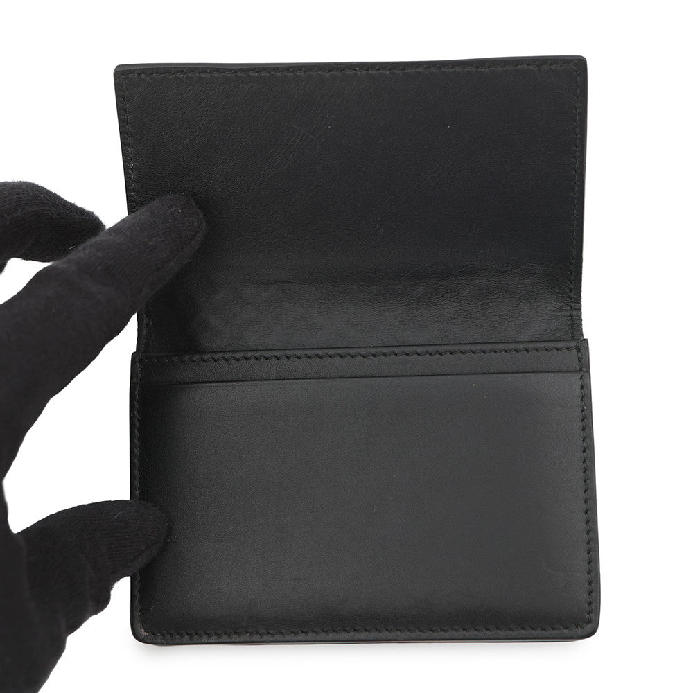 Bottega Veneta INTRECCIATO Card Case Black Leather