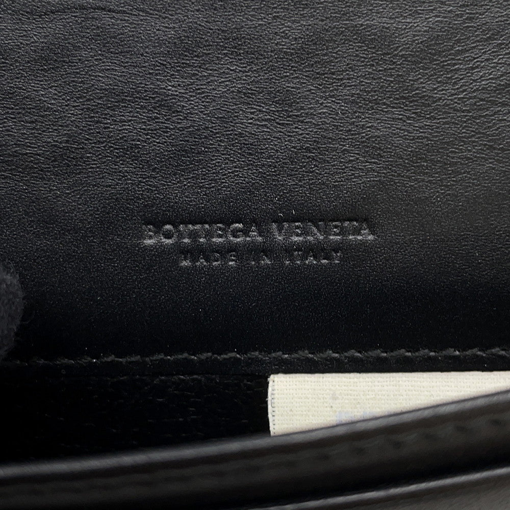 Bottega Veneta INTRECCIATO Card Case Black Leather