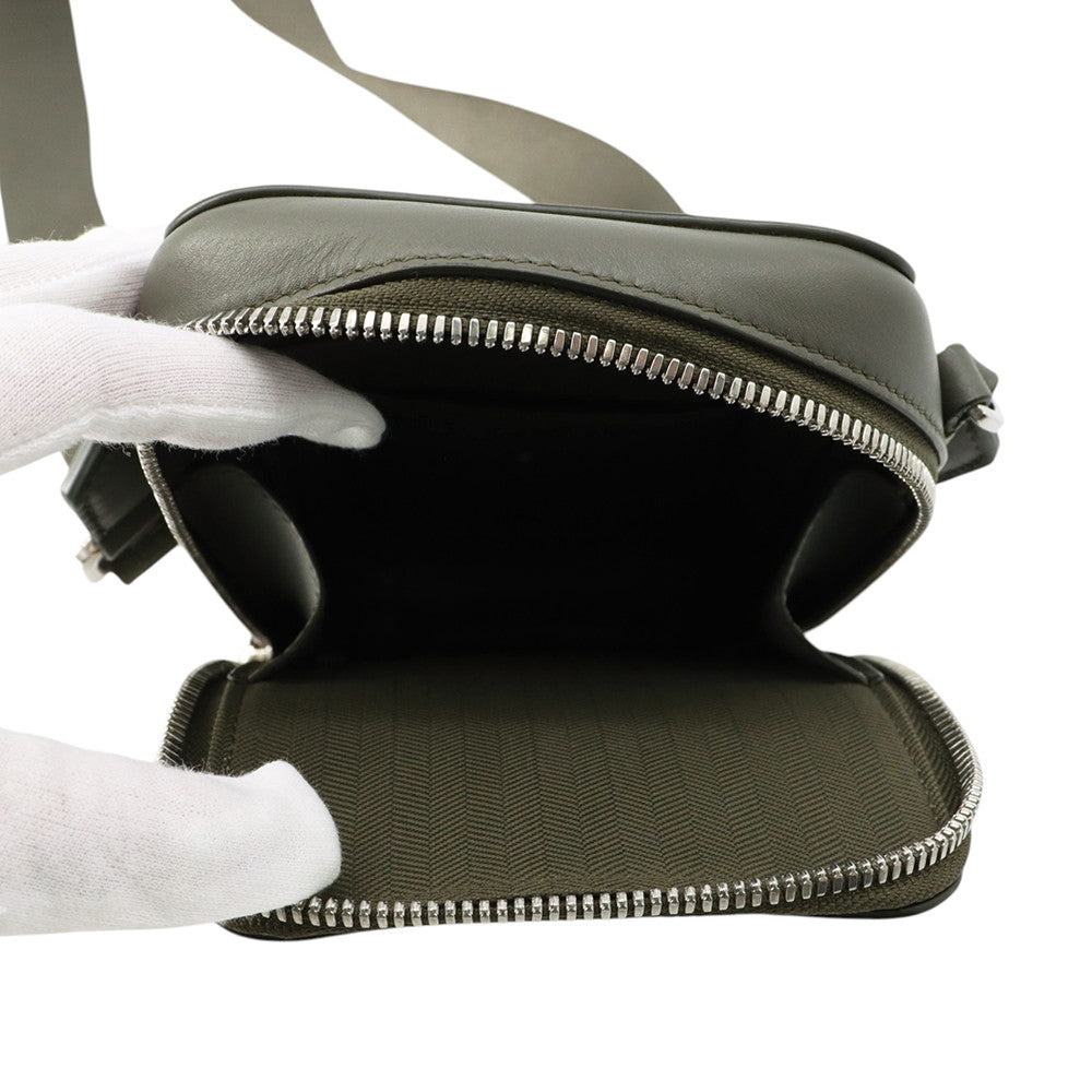 LOEWE Anagram Vertical Crossbody Bag KhakiC565S59X01 Leather