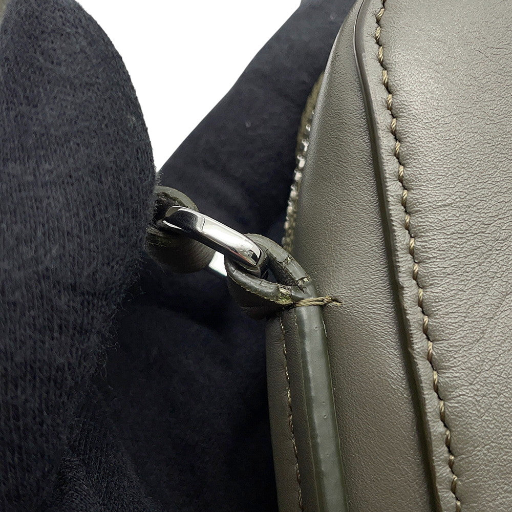 LOEWE Anagram Vertical Crossbody Bag KhakiC565S59X01 Leather