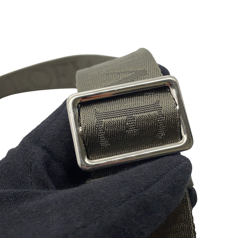 LOEWE Anagram Vertical Crossbody Bag KhakiC565S59X01 Leather