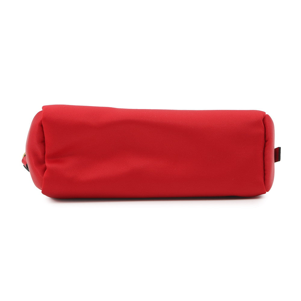 Valentino Garavani V-Sling Pouch Red Nylon Leather