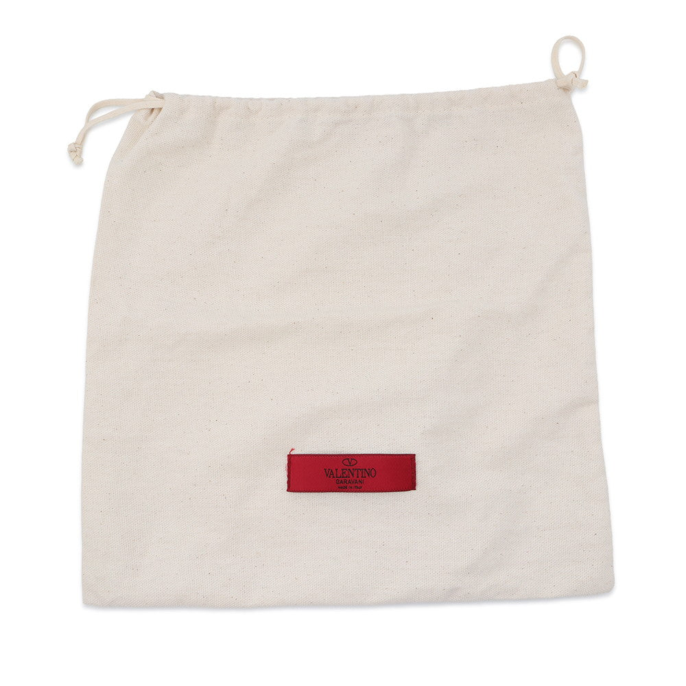 Valentino Garavani V-Sling Pouch Red Nylon Leather