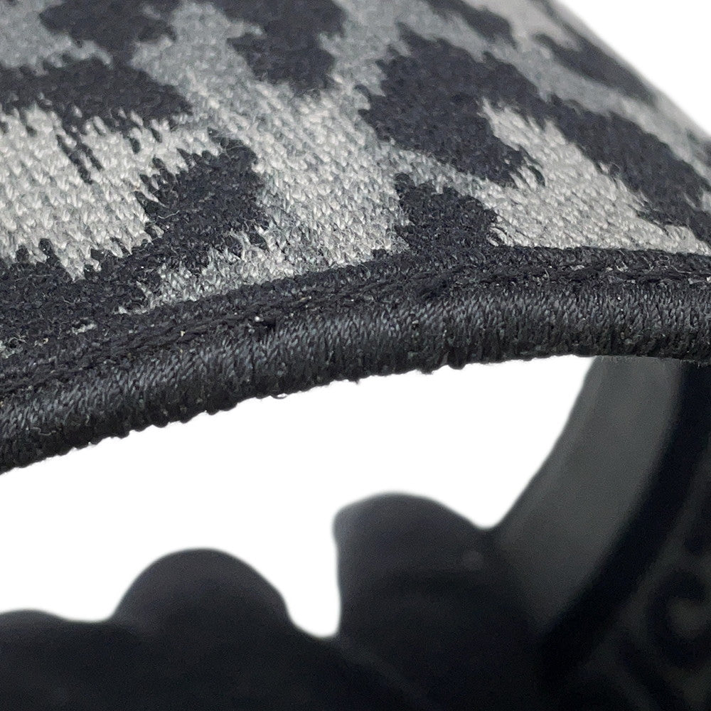 Dior Leopard Logo Headband Black/Gray Canvas