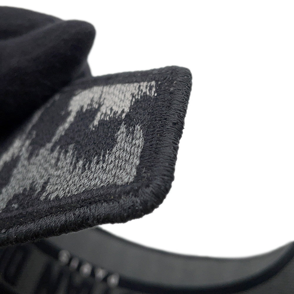Dior Leopard Logo Headband Black/Gray Canvas