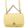 BVLGARI Serpenti Cabochon Shoulder Bag Yellow291086 Calf Leather Size Mini
