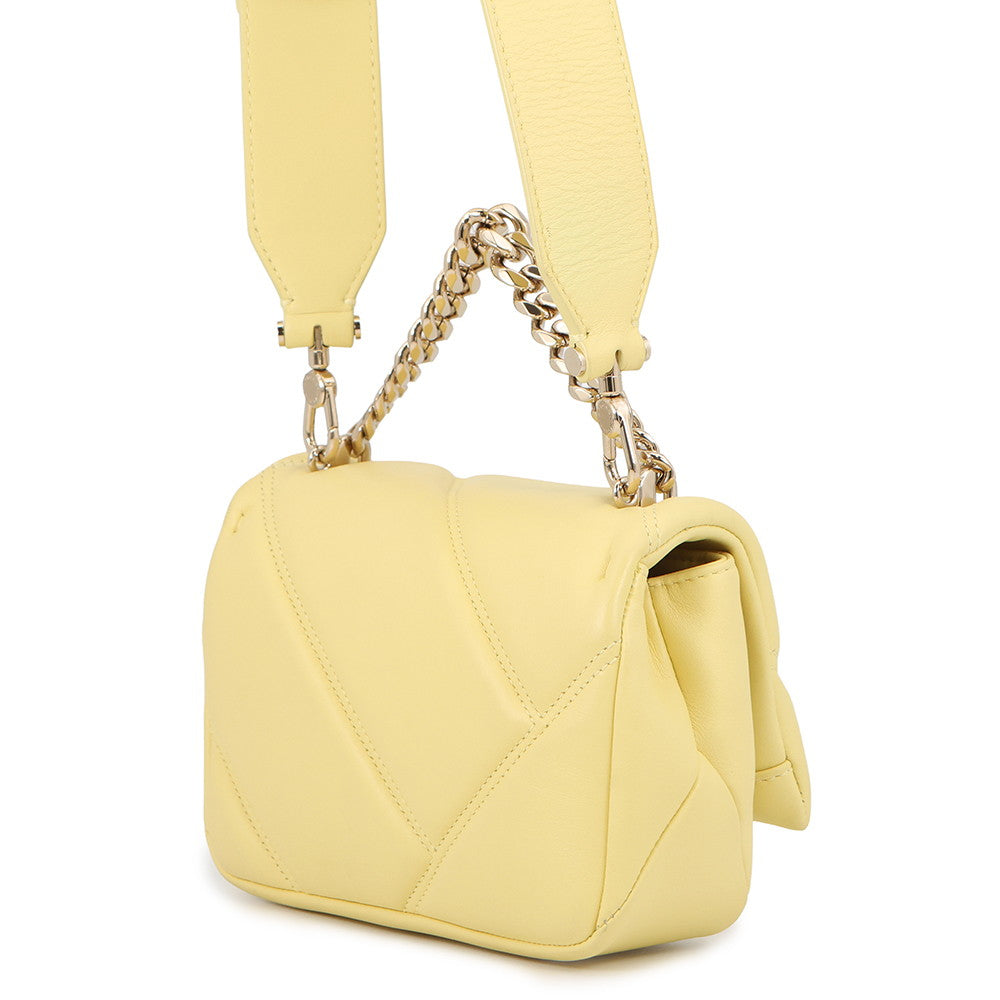 BVLGARI Serpenti Cabochon Shoulder Bag Yellow291086 Calf Leather Size Mini