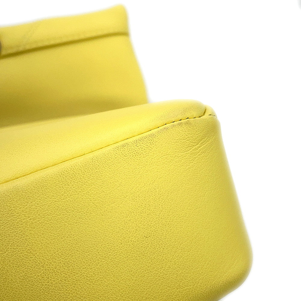 BVLGARI Serpenti Cabochon Shoulder Bag Yellow291086 Calf Leather Size Mini