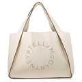 Stella McCartney Perforated Logo Tote Bag White502793 W8542 9000 Leather