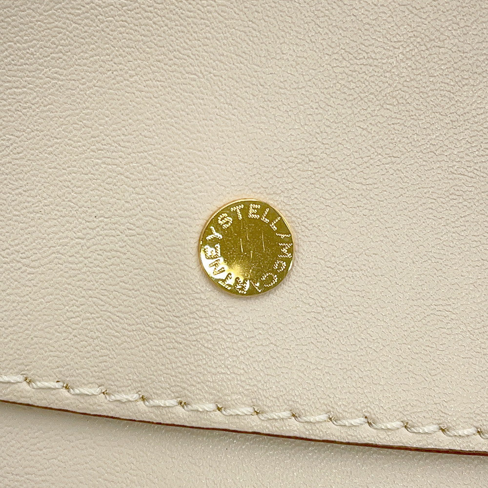 Stella McCartney Perforated Logo Tote Bag White502793 W8542 9000 Leather