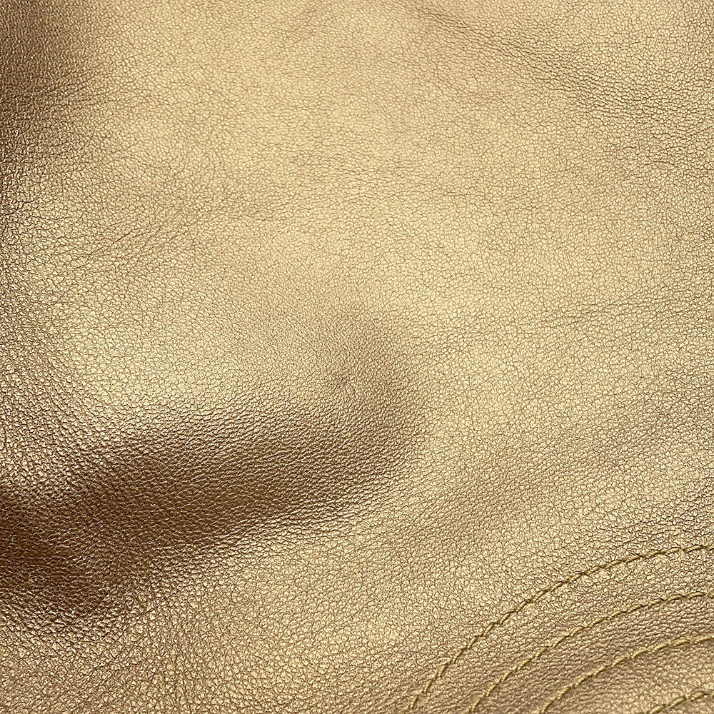 LOEWE Nappa Aire Anagram Gold Leather