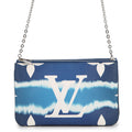 LOUIS VUITTON Pochette Double Zip BlueM69124 LV Escale