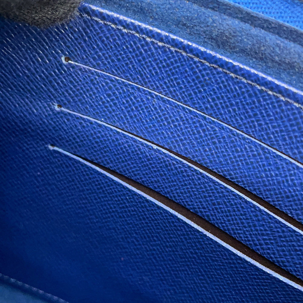 LOUIS VUITTON Pochette Double Zip BlueM69124 LV Escale