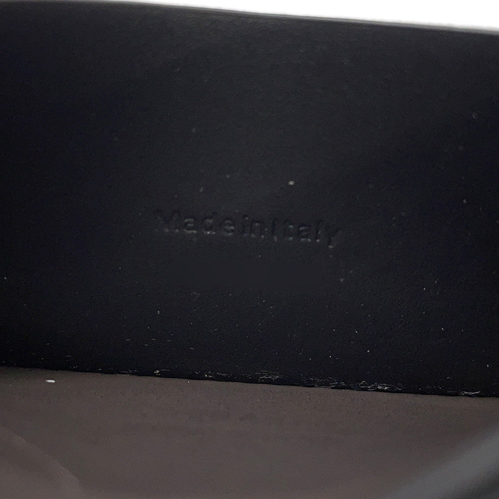 Berluti Calligraphy Card Case Gray Leather