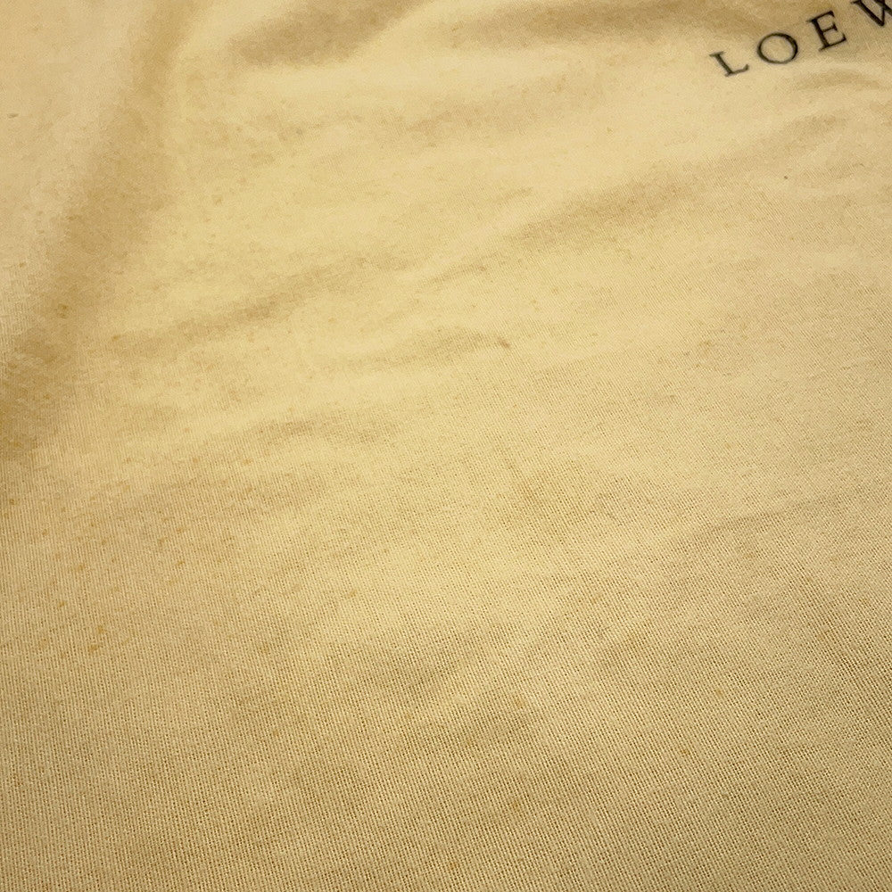 LOEWE Senda Travel Bag Beige Leather