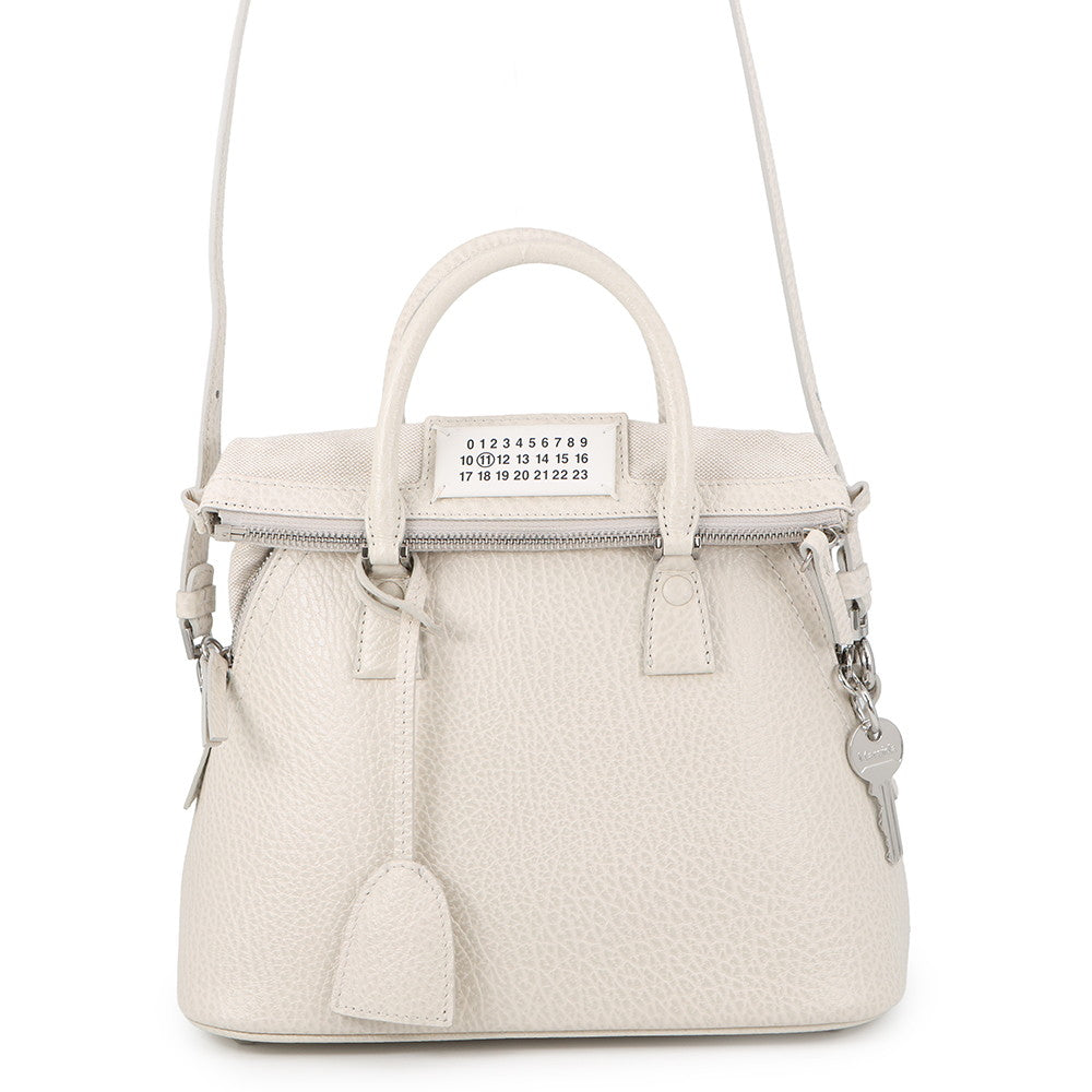 Maison Margiela Maison Margiela 5AC 2WAY Handbag GreigeS56WG0082T4455H9677 Leather Canvas Size Mini