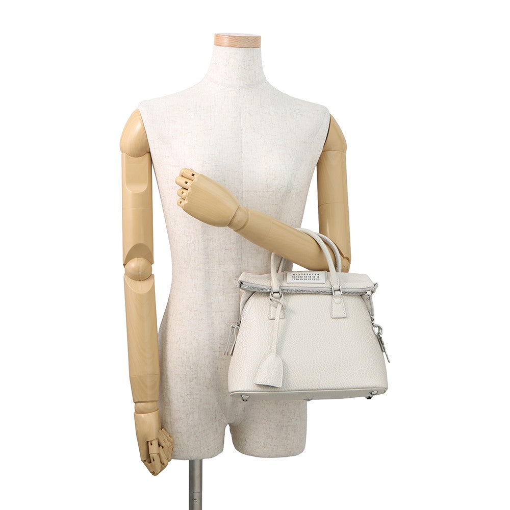 Maison Margiela Maison Margiela 5AC 2WAY Handbag GreigeS56WG0082T4455H9677 Leather Canvas Size Mini