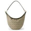 LOEWE Luna Anagram One Shoulder Bag KhakiA923PL9X01 Jacquard Leather
