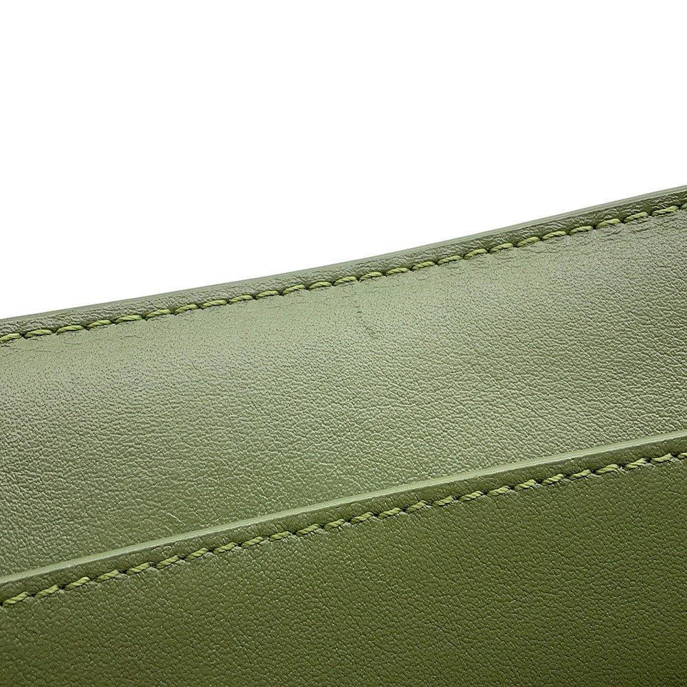 LOEWE Luna Anagram One Shoulder Bag KhakiA923PL9X01 Jacquard Leather