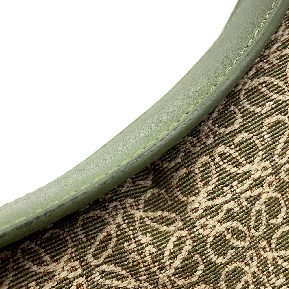 LOEWE Luna Anagram One Shoulder Bag KhakiA923PL9X01 Jacquard Leather