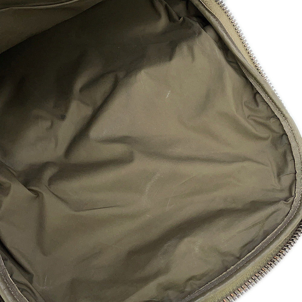 Valentino Garavani Rock Studded Camouflage Backpack Khaki Nylon