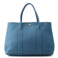 HERMES Garden Party Azur Negonda Leather Size PM