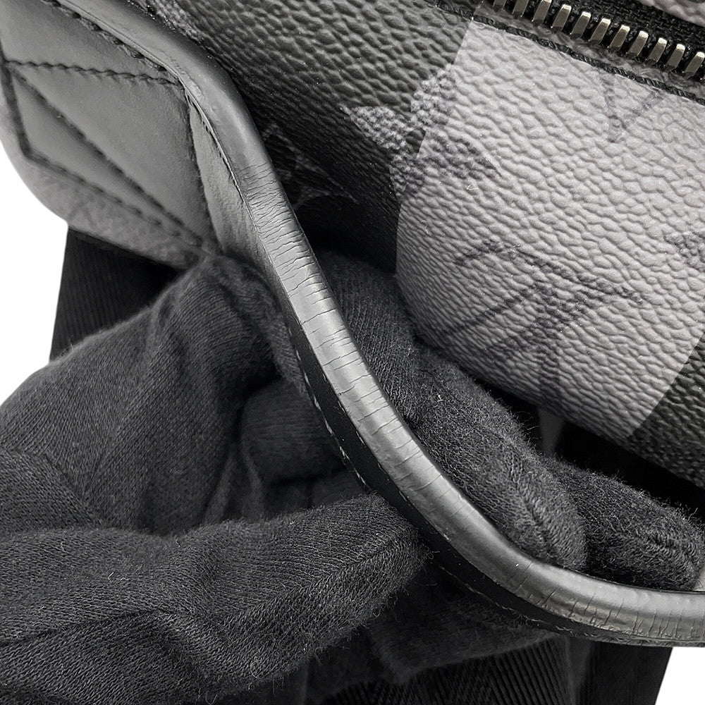 LOUIS VUITTON Modular Backpack Noir/GrayM45962 Monogram Stripe Eclipse