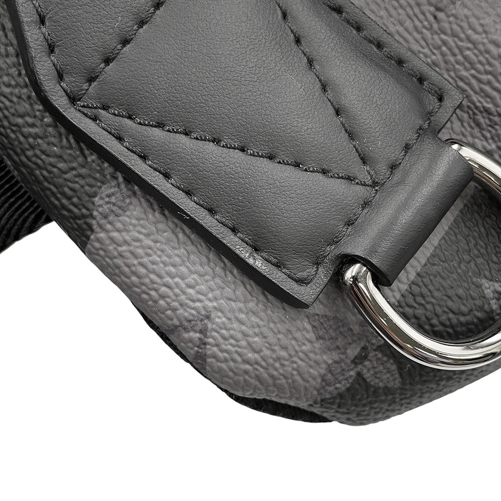 LOUIS VUITTON Modular Backpack Noir/GrayM45962 Monogram Stripe Eclipse