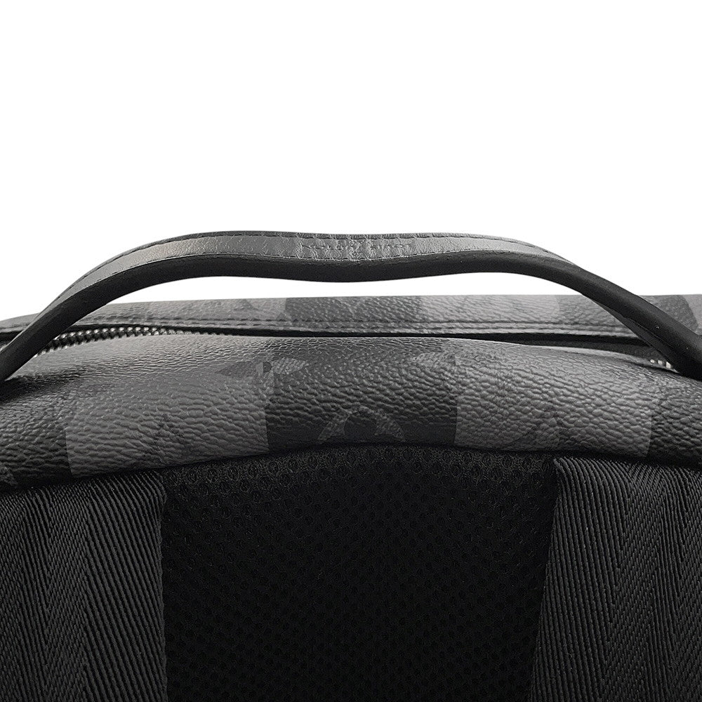 LOUIS VUITTON Modular Backpack Noir/GrayM45962 Monogram Stripe Eclipse