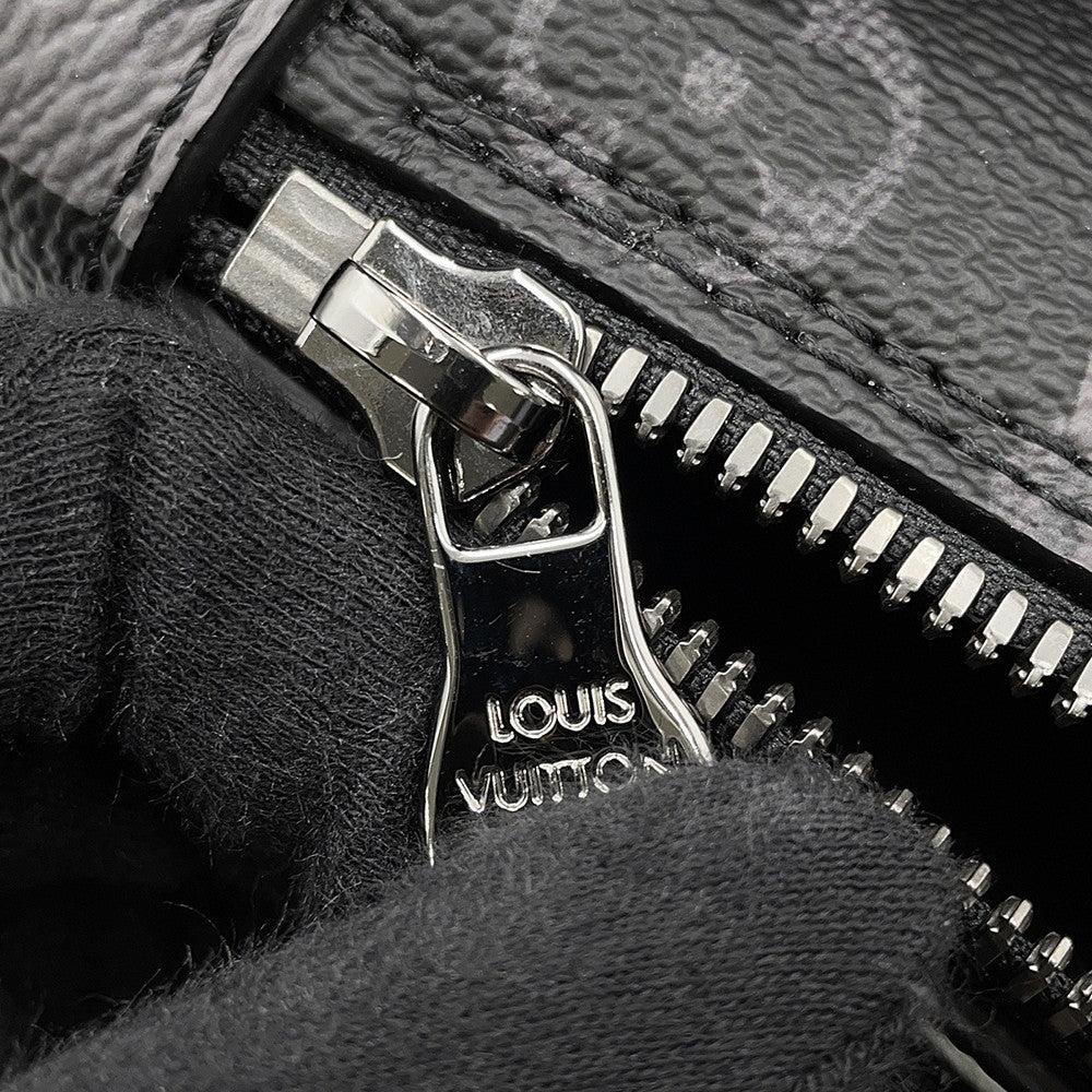 LOUIS VUITTON Modular Backpack Noir/GrayM45962 Monogram Stripe Eclipse