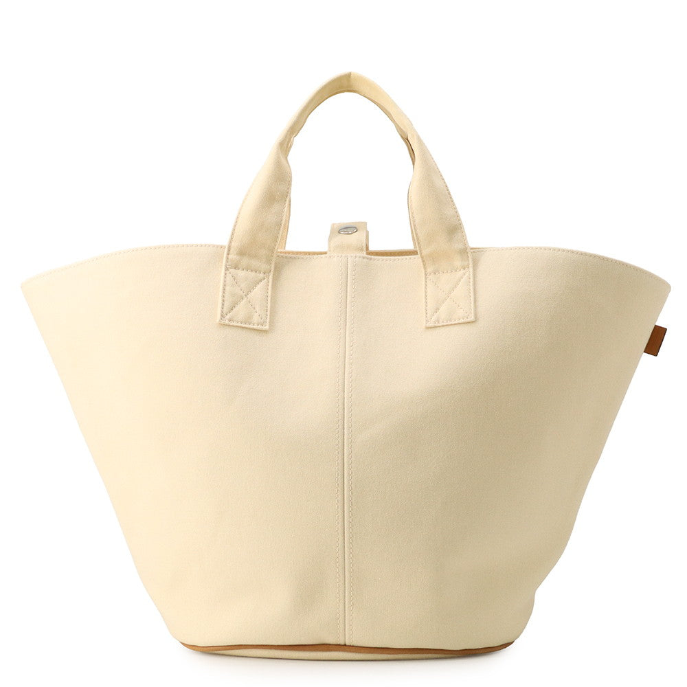 HERMES Panier de Plage Ivory Canvas Size PM