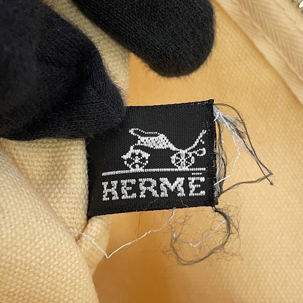 HERMES Panier de Plage Ivory Canvas Size PM