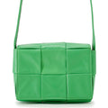 Bottega Veneta Maxi INTRECCIATO Candy Cassette Green Leather