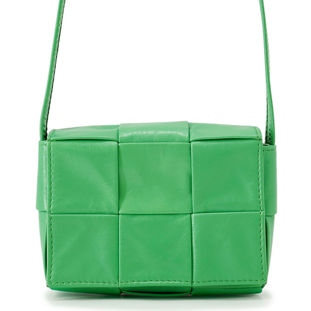 Bottega Veneta Maxi INTRECCIATO Candy Cassette Green Leather
