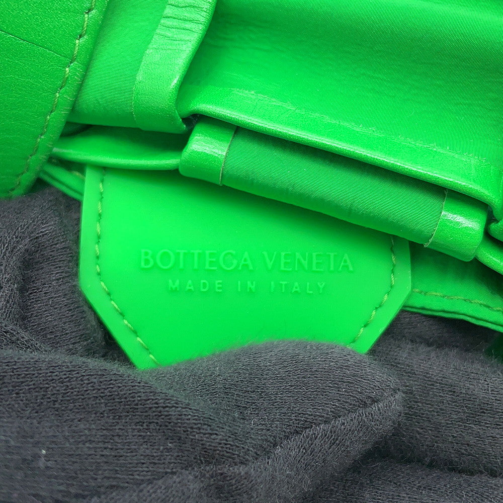 Bottega Veneta Maxi INTRECCIATO Candy Cassette Green Leather