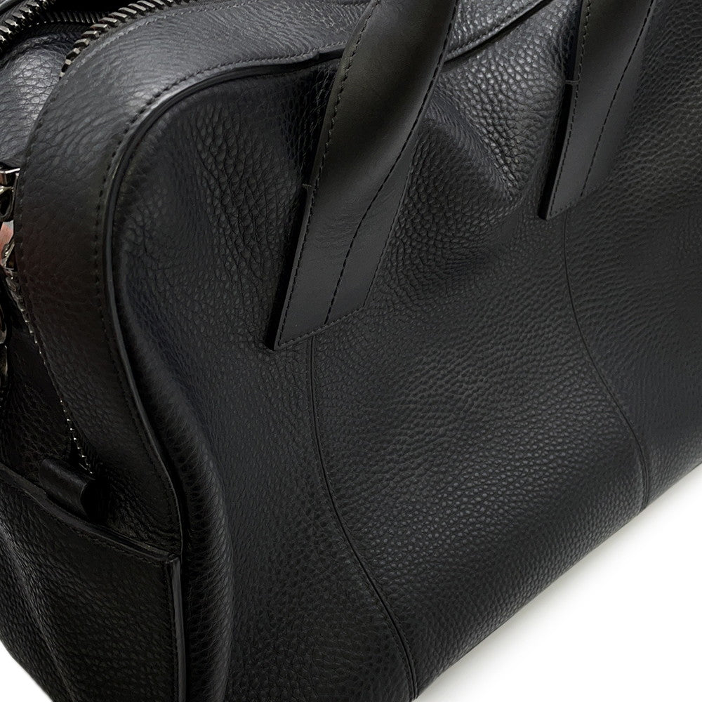 Christian Louboutin 2WAY Briefcase Black Leather