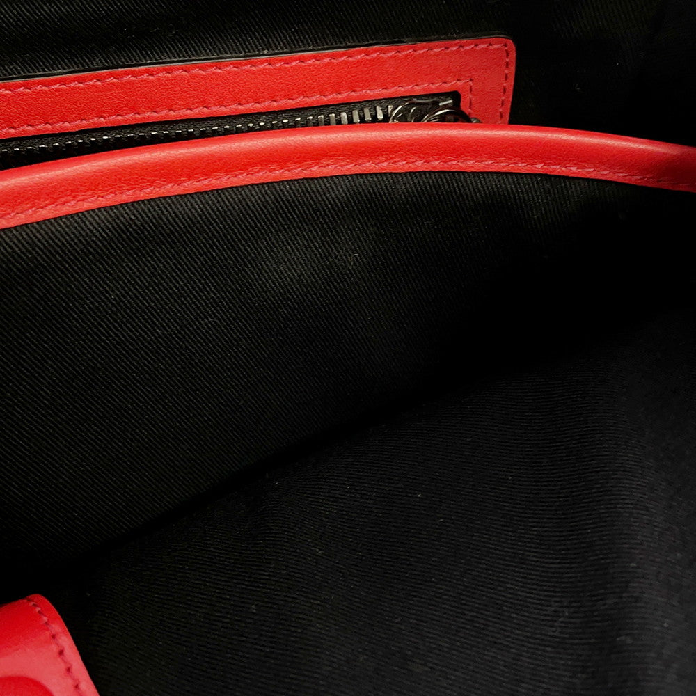 Christian Louboutin 2WAY Briefcase Black Leather