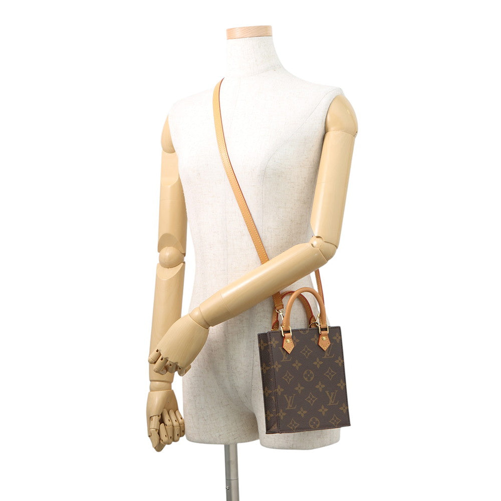 LOUIS VUITTON Petit Sac Plat BrownM81295 Monogram
