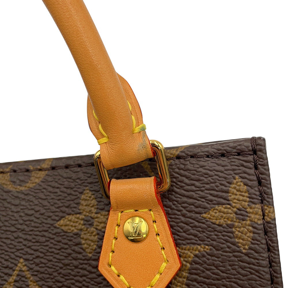 LOUIS VUITTON Petit Sac Plat BrownM81295 Monogram
