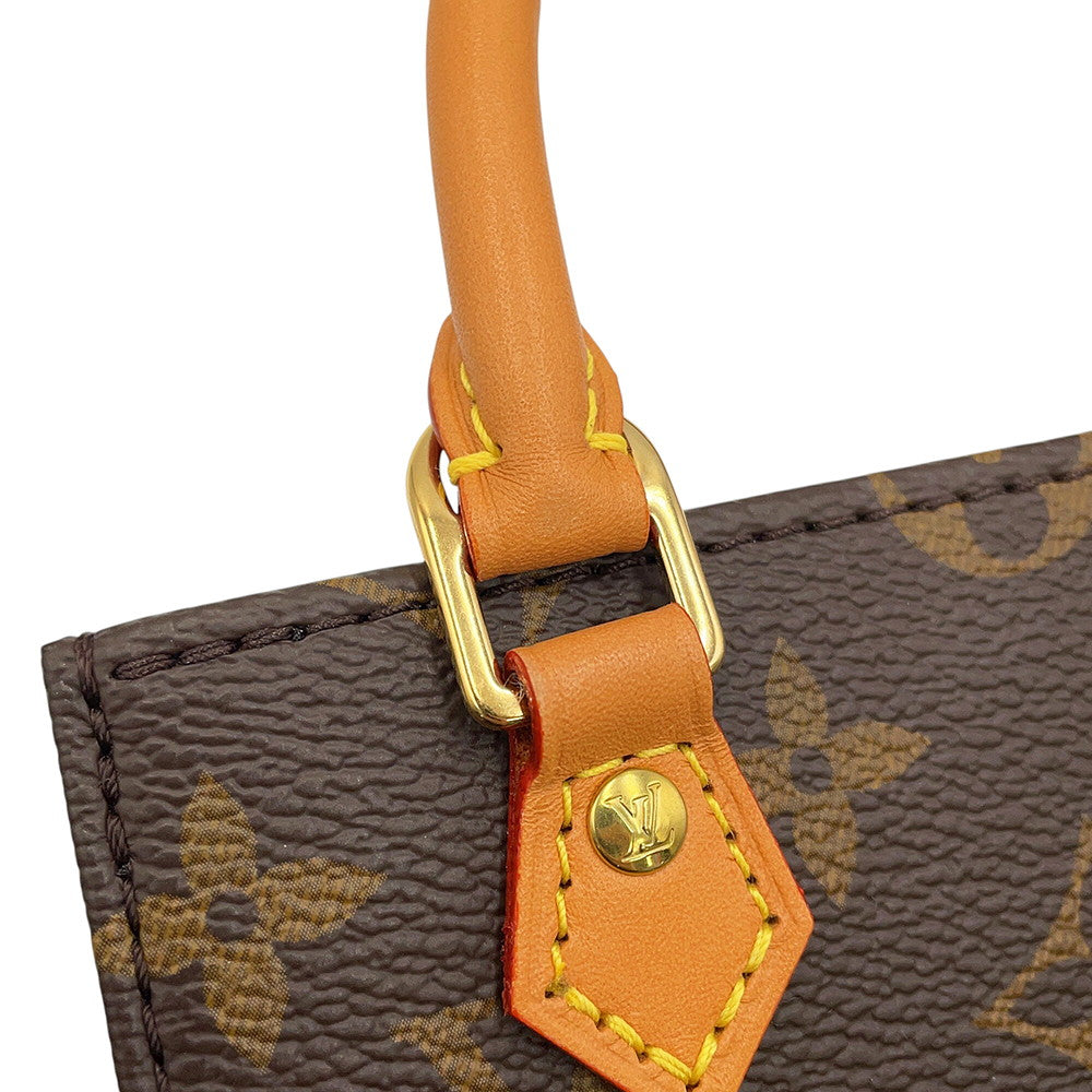 LOUIS VUITTON Petit Sac Plat BrownM81295 Monogram