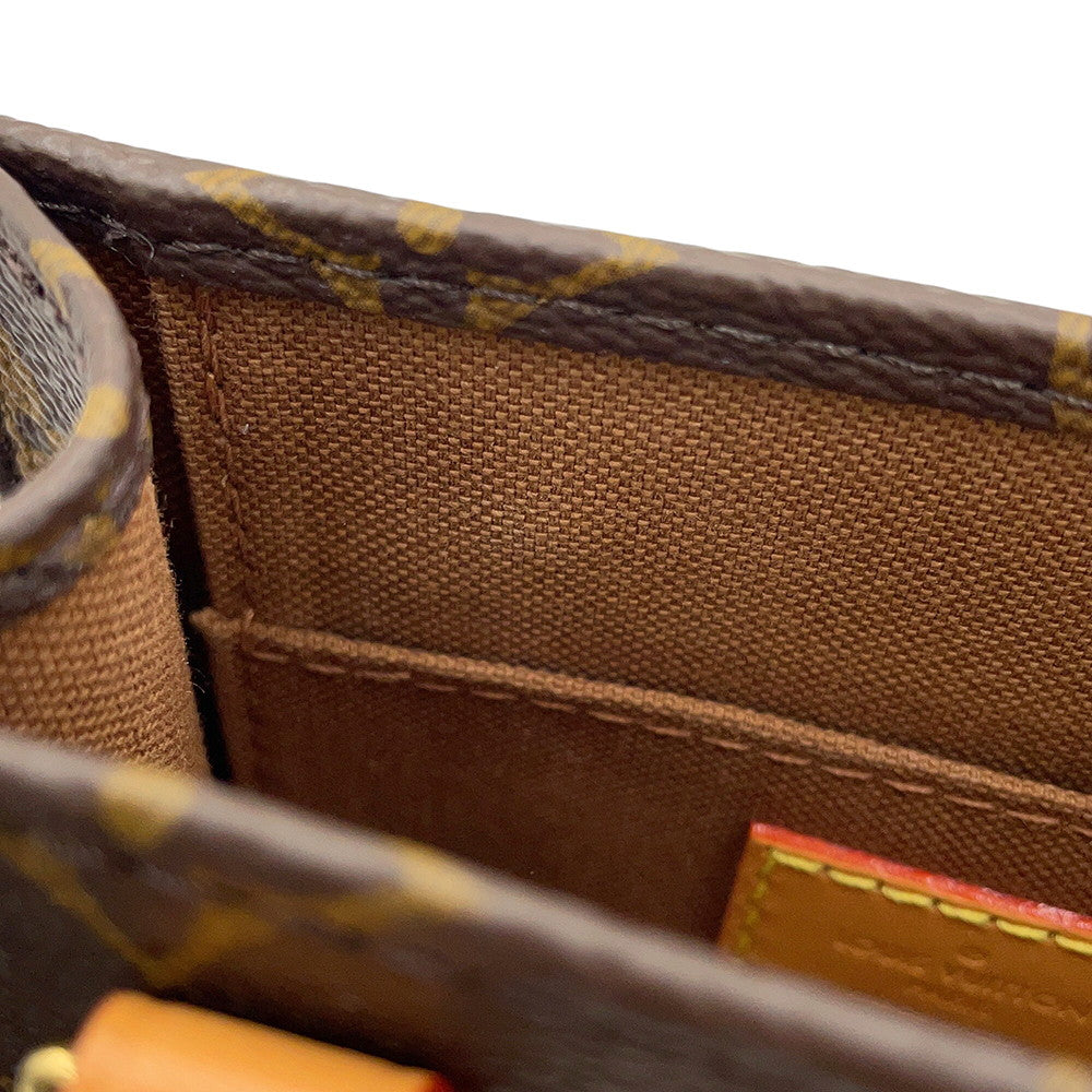 LOUIS VUITTON Petit Sac Plat BrownM81295 Monogram