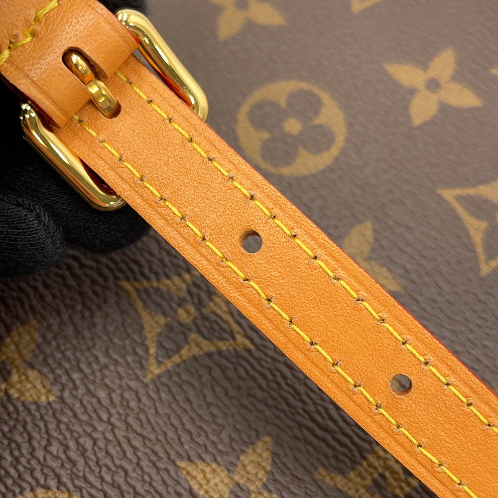 LOUIS VUITTON Petit Sac Plat BrownM81295 Monogram