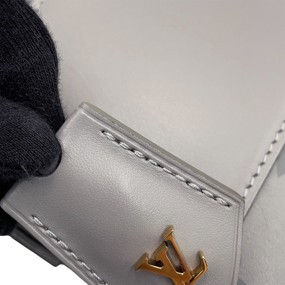 LOUIS VUITTON Vanity Chain Pouch Trianon GreyM12427 Calf Leather