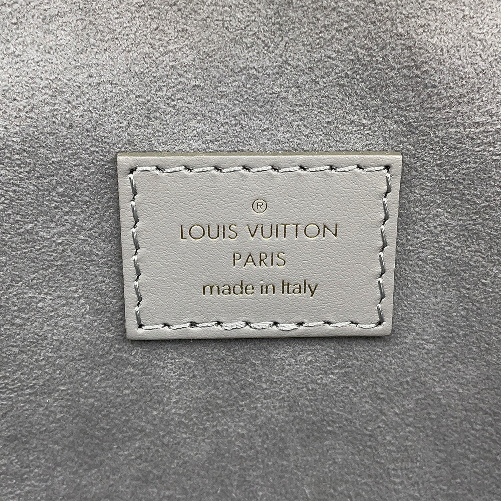 LOUIS VUITTON Vanity Chain Pouch Trianon GreyM12427 Calf Leather