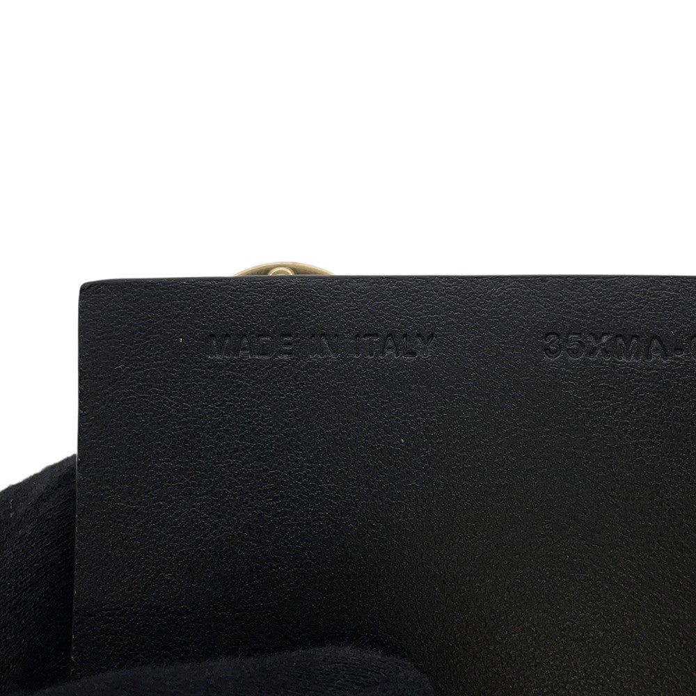 Dior Belt Size 70 Black/Yellow Leather