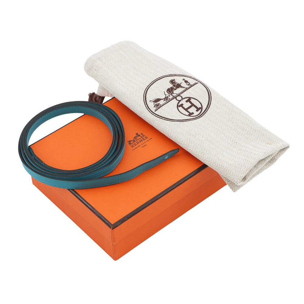 HERMES Mini Convoyeur Turquoise Swift Leather