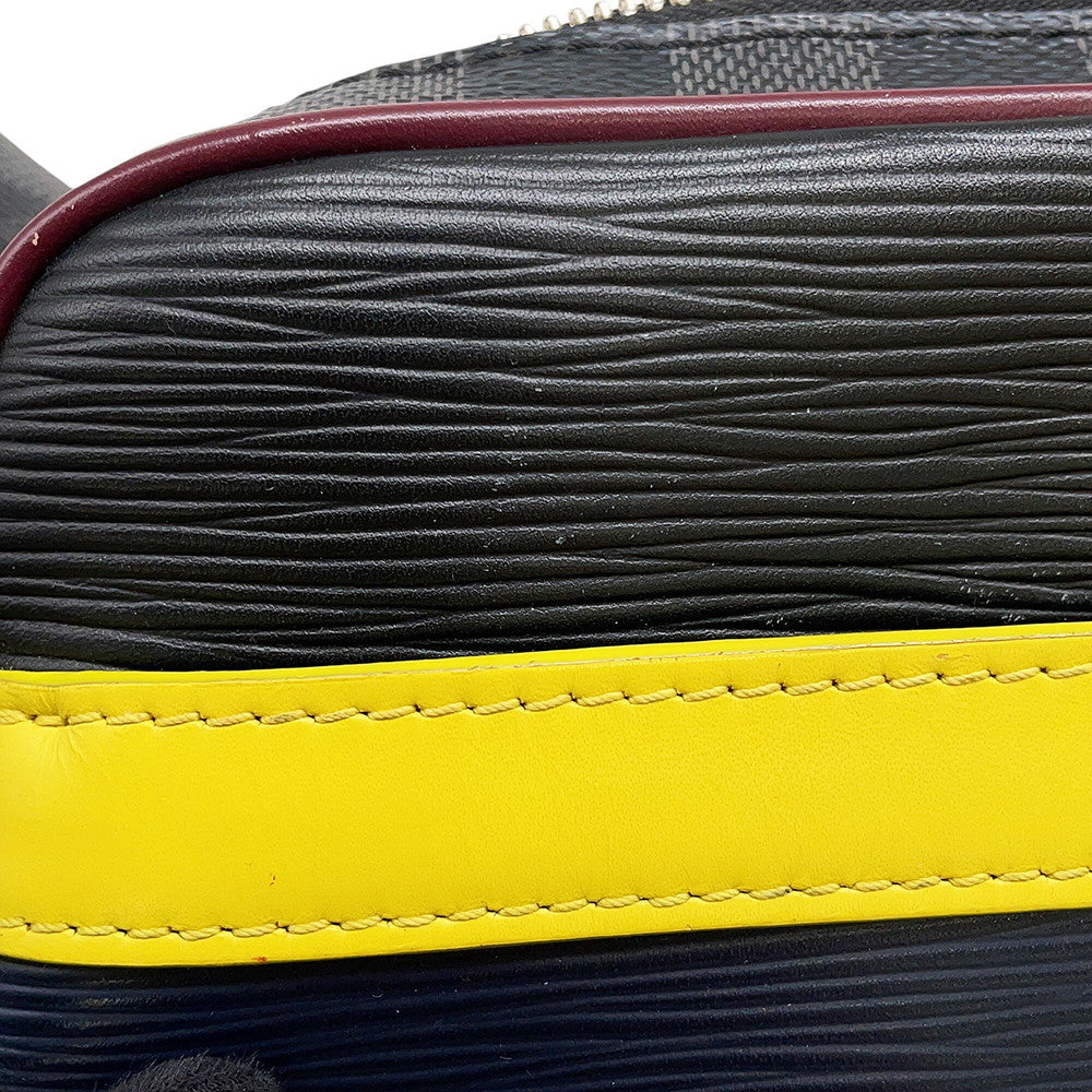 LOUIS VUITTON Danube Slim Navy/NoirM55100 Damier Graphite Epi Leather