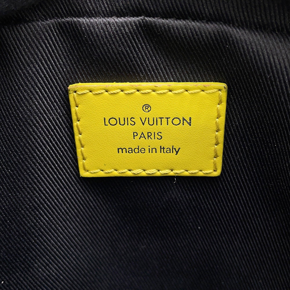 LOUIS VUITTON Danube Slim Navy/NoirM55100 Damier Graphite Epi Leather