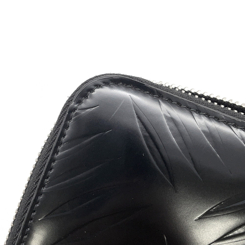 PRADA Zip Around Long Wallet Black2ML317 BrushedLeather